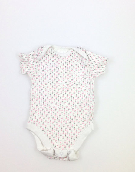 F&F tulipán mintás kislány body