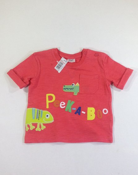 F&F állat mintás baba póló