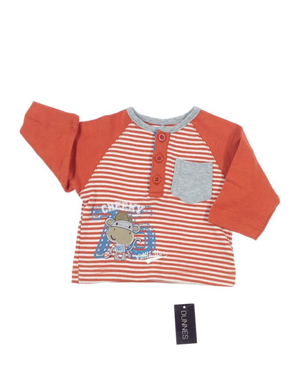 St. Bernard majom mintás baba felső