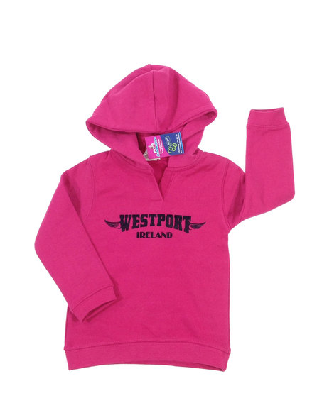 Print Addiction rózsaszín baba kapucnis pulóver