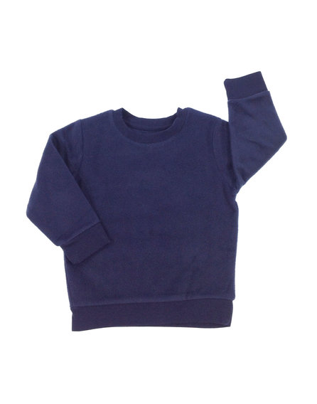 Next sötétkék polár  pulóver