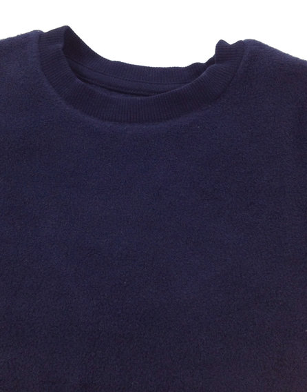 Next sötétkék polár  pulóver