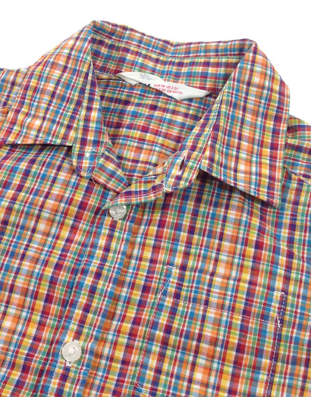 H&M színes kockás kisfiú ing