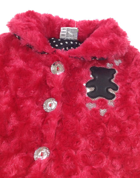 Cutey Couture piros baba elegáns kabátka