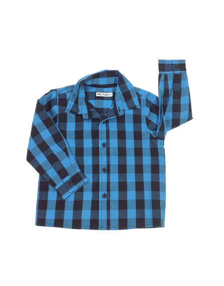 Marks & Spencer kockás kisfiú ing