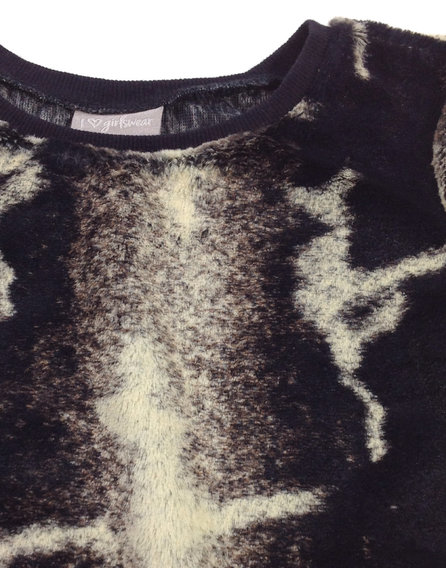 Matalan plüss lány pulóver