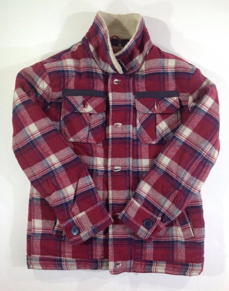 Indigo vastag téli szövetkabát