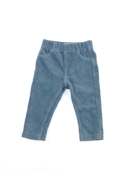 Marks & Spencer türkiz színű baba bársony nadrág