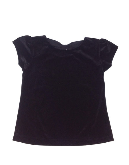 St. Bernard fekete bársony póló