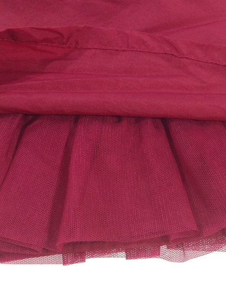 St. Bernard bordó szatén alkalmi ruha