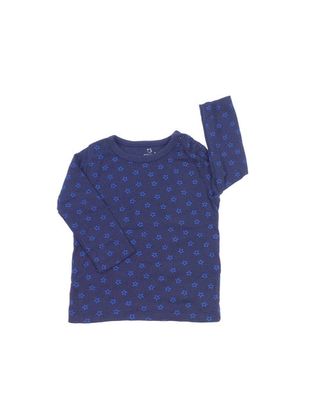 Early days kék csillag mintás baba felső