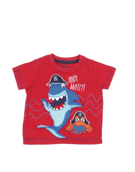 Rebel cápa mintás baba póló