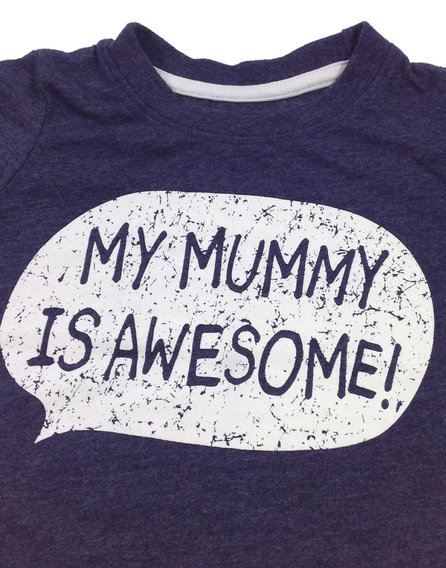 Rebel nyomott feliratos baba póló