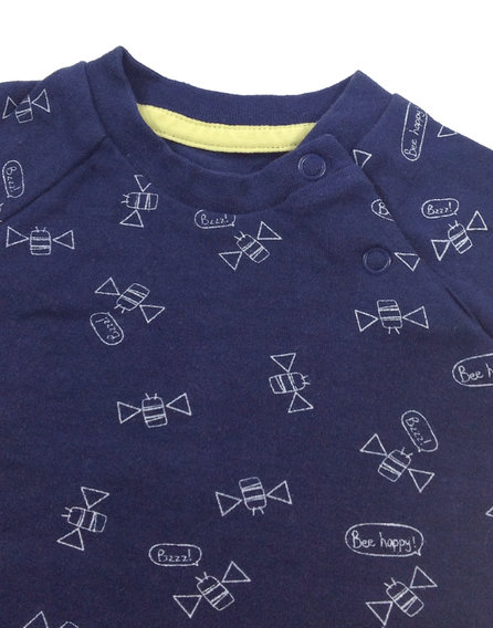 F&F méhecske mintás baba póló nadrággal