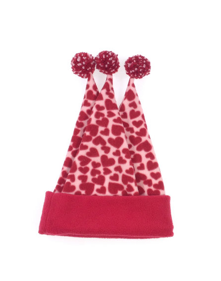 Szivecskés kislány polár sapka