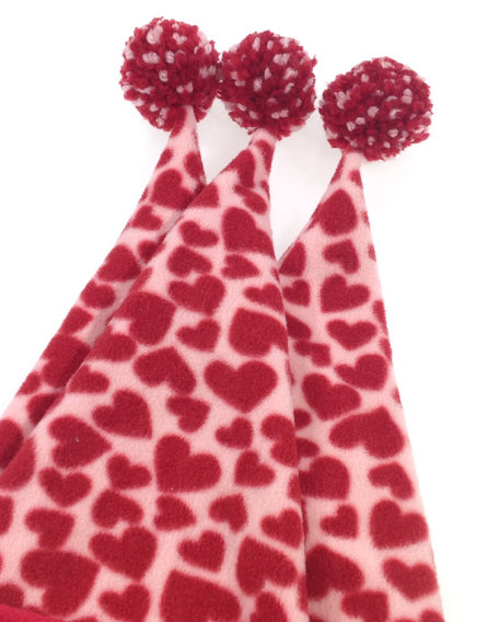 Szivecskés kislány polár sapka