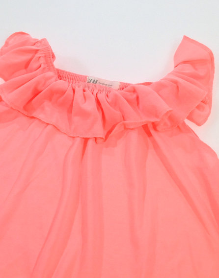 H&M élénk narancs színű kislány felső