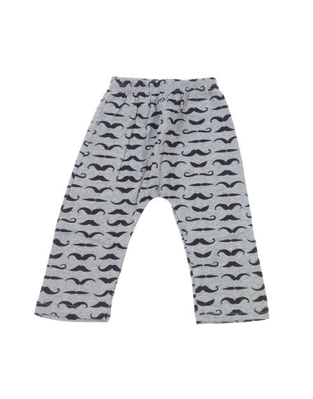 Bajusz mintás baba leggings