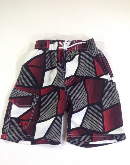 Rebel geometriai mintás kisfiú fürdőnadrág