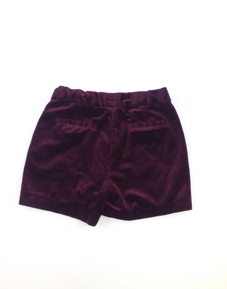 Next bordó bársony rövidnadrág