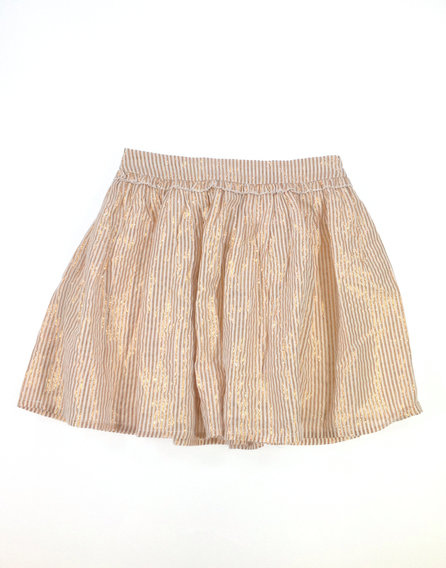 Next bronz csíkos kislány szoknya