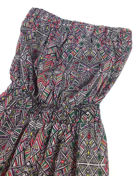 New Look mintás pánt nélküli nadrágos kislány ruha