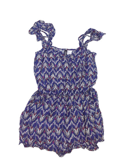 Divided kék mintás rövidnadrágos ruha