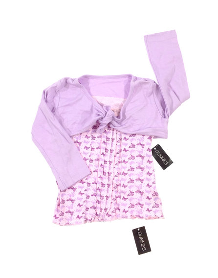 Dunnes pillangós kislány top boleróval