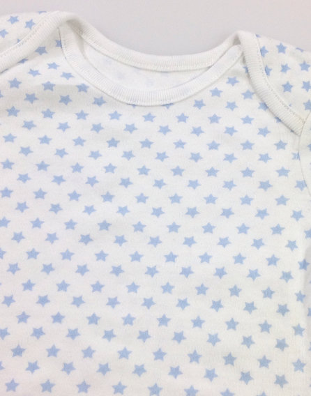 St. Bernard csillag mintás kisfiú body