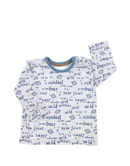 George majom mintás baba felső