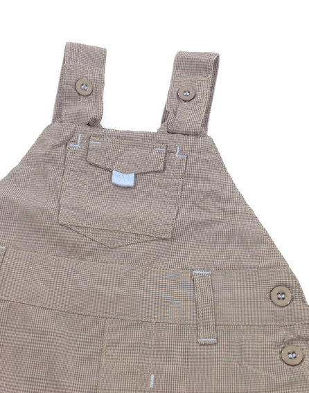 St. Bernard apró kockás baba kantárosnadrág