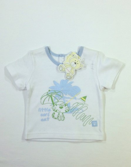 Tiny Ted nyomott mintás baba póló