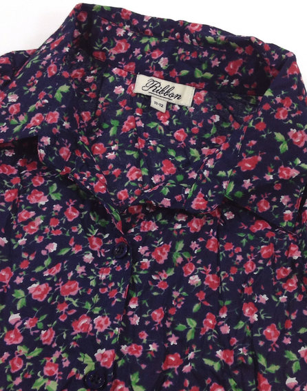 Ribbon virágmintás kislány ing