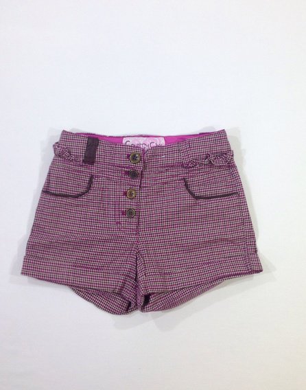 St. Bernard kockás szövet rövidnadrág