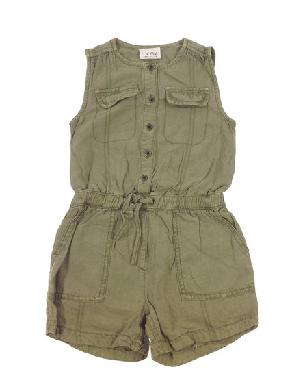 Next keki színű kislány overál