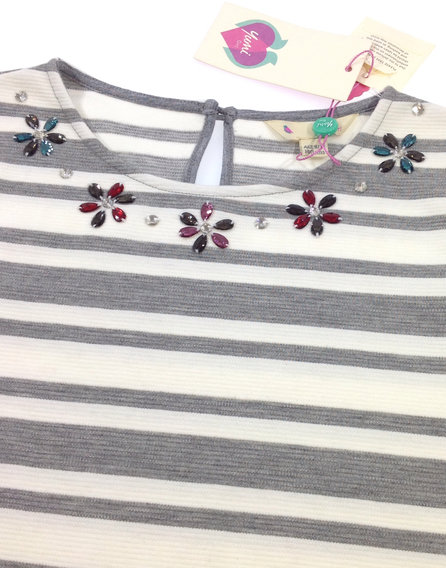 Yumi csíkos lányka ruha