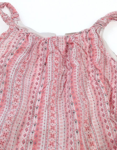 F&F rózsaszín mintás lányka overal