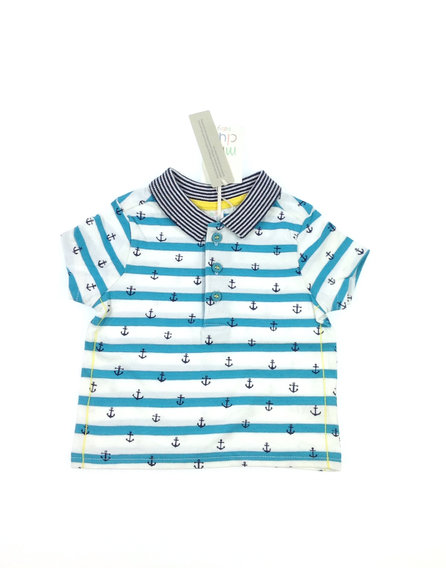 Miniclub horgony mintás baba póló