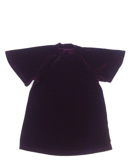 Next lila bársony kislány alkalmi ruha