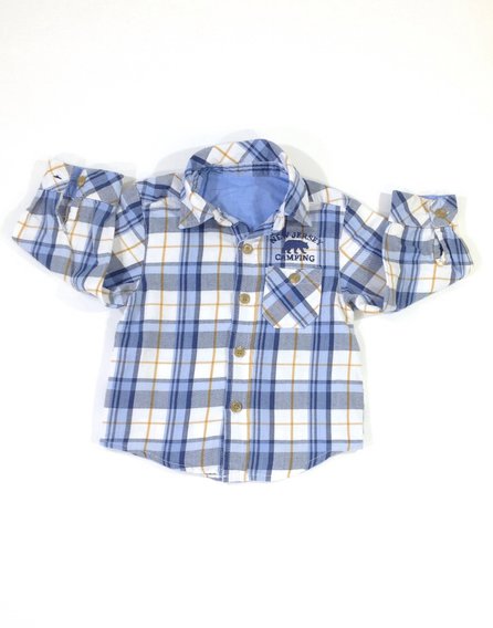 St. Bernard kockás baba ing