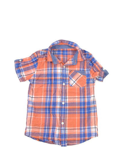 St. Bernard színes kockás kisfiú ing