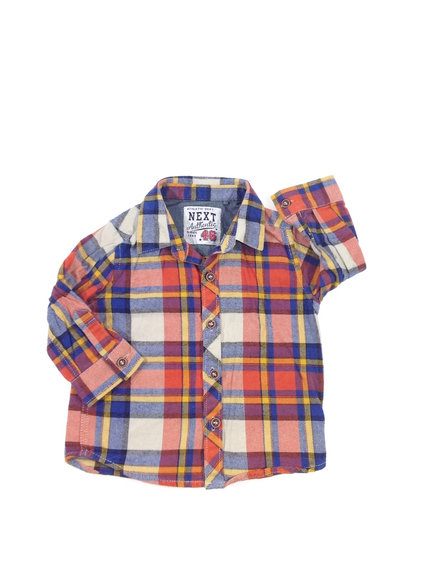 Next színes kockás flanel ing