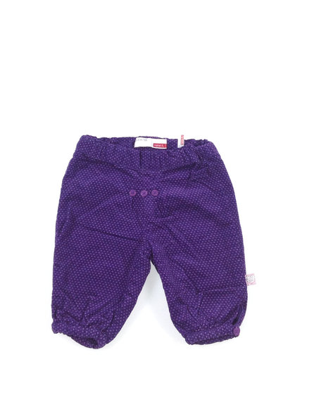 Name it lila bársony baba nadrág