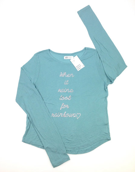 H&M feliratos lány felső