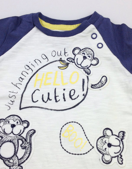 George majmocskás baba póló