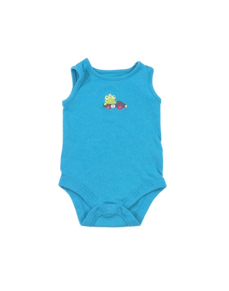 TU kék ujjatlan body