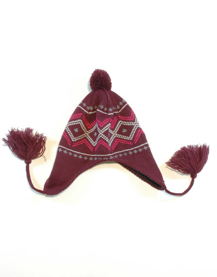 Kötött lány sapka