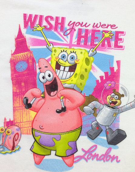 Nickelodeon Spongyabob mese mintás póló