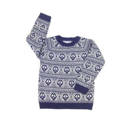 Rebel koponya mintás kisfiú pulóver