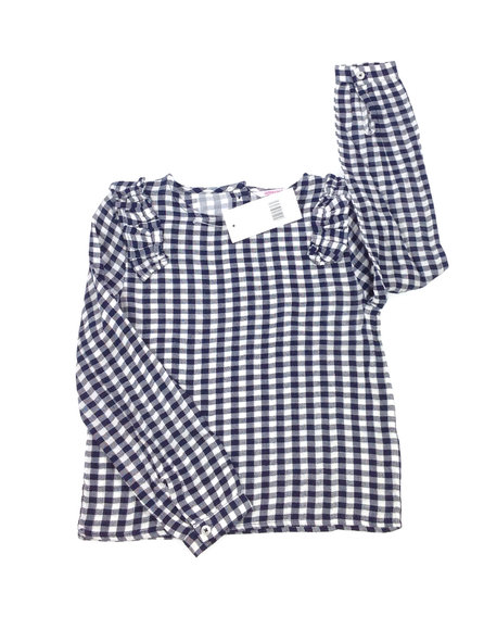 Miss E-vie kockás kislány blúz